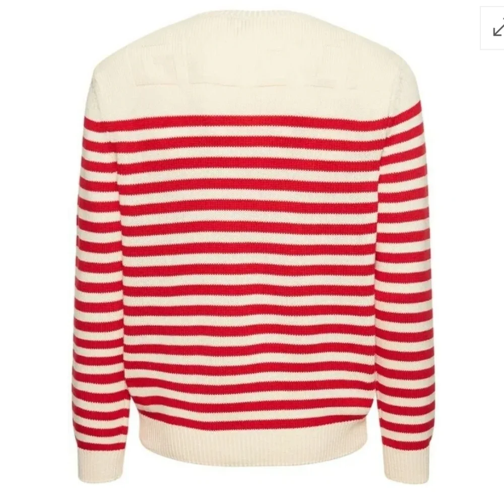 Gucci NWTs Stripped Cotton & Wool Sweater